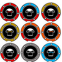 Motorcycle Fuel Gas Cap Protector Cover Pad Sticker Decals For HONDA  VFR 400 RR  VFR 750  VFR 800 2024 - buy cheap