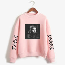 Hip Hop Rapper Drake Hoodies Men Long Sleeve Fleece Turtleneck Sweatshirt Moletom Masculino Harajuku Pullover Tops Streetwear 2024 - buy cheap