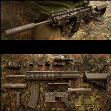 3D бумажная модель M416 ружья, бумажные ремесленные Пазлы ручной работы, Развивающие детские игрушки «сделай сам», подарок на день рождения 2196 2024 - купить недорого
