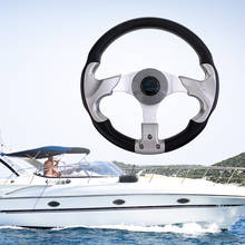 Deluxe 12.4' 31.5cm Marine Yacht Pontoon Boat Steering Wheel 3 Spoke Sports Wheel Commonly Used on Most Marine Boats 2024 - buy cheap