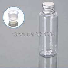 50ml Refillable PET Bottles Packaging Aluminum Cap Plastic Lotion Cream Packing Bottle Empty Cosmetic Container with Lids 2024 - buy cheap