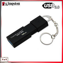100% Original Kingston DT100G3 USB FLASH Drive 16GB 32GB 64GB 128GB 256GB Memory Stick Cle Stick Pendrive 3.0 pen drive USB 2024 - buy cheap