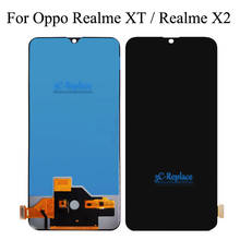 TFT Black 6.4 inch For Oppo Realme X2 RMX1991 / Realme XT RMX1921 LCD DIsplay Touch Screen Digitizer Assembly Replacement 2024 - buy cheap