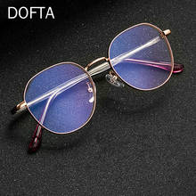 DOFTA-gafas con montura de aleación para hombre y mujer, lentes graduadas ópticas para miopía, redondas, Vintage, 5339 2024 - compra barato