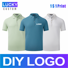 Men's High Quality 100% Cotton Short Sleeve Polo Custom Printed Embroidery Logo High Quality Pure Color Breathable Shirt 4xl 2024 - buy cheap