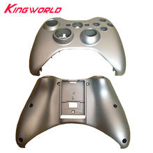 Replacement Part Housing Front Shell Silver Plastic Top Cover Case Faceplate For Xbox 360 Controller Gamepad 2024 - buy cheap