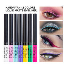 12 Color Eye Liner Pen Long Lasting Charming Sexy Matte Waterproof Smudge-proof Portable Cosmetics Eyeliner Eyes Makeup TSLM1 2024 - buy cheap