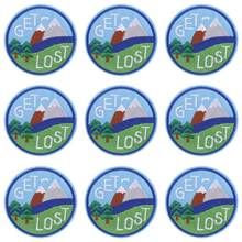 10Pcs/Set Outdoor Mountain Forest Patch For Clothing Iron On Embroidered Patches For Clothes Appliques For DIY T-shirt Badges 2024 - buy cheap