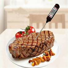 Цифровой кухонный термометр для мяса, электронный измеритель температуры для приготовления пищи, барбекю, молока, воды, 1 шт. 2024 - купить недорого