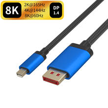 8K Mini Displayport 1.4 cable Bi-directional mini dp to dp 1.4 cable 1.8m 8K@60Hz,4K@144Hz for macs HP dell Lenovo 2024 - buy cheap