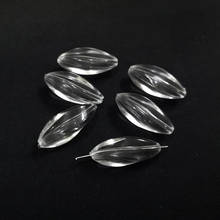 Newest 29mm*10mm  220pcs/lot Clear Acrylic /Irregular /Twisted Shape /Jewelry Accessories/ Finding DIY Earring Beads 2024 - buy cheap