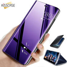 Умный зеркальный флип-чехол KISSCASE для Samsung Galaxy Note 20 S20 Ultra Plus S9 S10 Note 10 Lite A01 A30 A50 A70 A51 A71 A21S 2024 - купить недорого