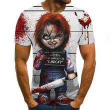 Camiseta con estampado 3D para hombre y mujer, camisa de manga corta con cuello redondo, informal, 2020 2024 - compra barato