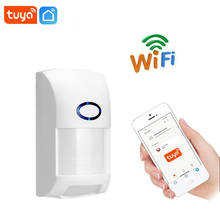 Tuya-detectores de infrarrojos con WiFi, alarma con Sensor de movimiento, Compatible con la aplicación Smart Life de Tuya 2024 - compra barato