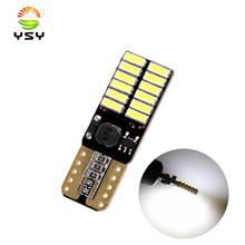 1PCS Canbus T10 W5W 194 168 2825 4014 24 smd LED Bulbs for Car License Plate Lights side door courtesy Interior lights 12V 2024 - buy cheap