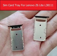 Sim Card Tray Holder For Lenovo Z6 Lite L38111 Sim Tray Micro SD Card Holder Slot Sim Card Adapter Repalcement Parts 2024 - buy cheap