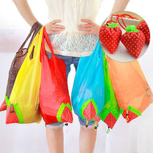 1 Pcs Foldable Shopping Bag Fruit Strawberry Tote Bag Reusable Shopper Bag Nylon Large Women Bag Store Handbags Random Color 2024 - buy cheap