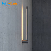 Nordic Minimalist Modern Living Room Bedroom Bedside Lamp Linear Wall Lights Personality Creative Corridor Aisle LED Wall Sconce 2024 - buy cheap