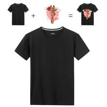 100% хлопковая футболка с индивидуальным принтом для женщин/мужчин, белая футболка «сделай сам» с вашим фото или логотипом, модная мужская футболка на заказ 2024 - купить недорого