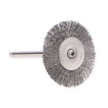 10pcs 22mm Platinum Blade Stainless Steel Wire Wheel Brush Rotary Tool for Mini Drill Polishing Accessories 2024 - buy cheap