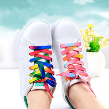 Fashion Rainbow Shoelace National flag color Sneakers Sports Shoe laces Shoelace Casual Athletic men woman ShoeLaces For Shoes 2024 - buy cheap