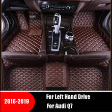 Car Floor Mats For Audi Q7 2019 2018 2017 2016 (7 Seats) Accessories Carpet Rugs Automobiles Parts Styling Anti-Dirty Waterproof 2024 - buy cheap