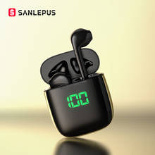 Sanlepus-fone de ouvido tws com tela led, sem fio, 3d estéreo, para jogos e esportes, android, iphone, xiaomi, huawei 2024 - compre barato