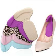 4 Pair/lots Soft Memory Foam Multicolor Insole Pads High Heel Gel Foot Care Protector Anti Slip Cushion Shoe Insert Dance 2024 - buy cheap