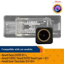 Câmera de visão traseira para renault, hd 1280x720p, visão noturna, para renault fluence, duster, renault, captur, dourado, câmera de ré 2024 - compre barato