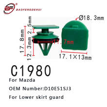 Sujetador de perno de cabeza hexagonal para coche Mazda, clips de limpiador de aire, protector de falda inferior, posicionador de perno 2024 - compra barato