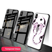 Animal Crab Scorpion Tempered Glass Phone Case For Redmi Note 5 6 7 8 9 Pro Note8T Note9S Redmi8 9 Cover Shell 2024 - buy cheap