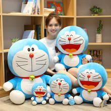 Hot Anime 23-48cm Stand Doraemon Plush Toys Cute Cat doll Soft Stuffed Animals Pillow Baby Toy For Kids Gifts Doraemon Figure 2024 - buy cheap