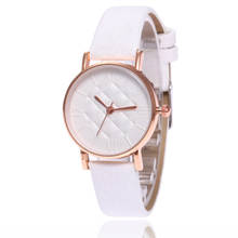 2020 Роскошные брендовые Белые Повседневные женские наручные часы, модные женские кварцевые наручные часы с кожаным ремешком 2022 - купить недорого