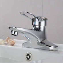 Grifo mezclador de agua para lavabo de baño, grifería de Zinc cromado, grifos de lavabo de doble orificio 2024 - compra barato