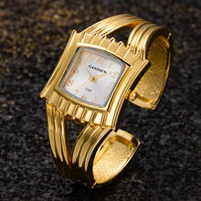Relógio feminino quadrado, relógio pulseira aço inoxidável estilo simples 2024 - compre barato