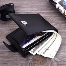 Hot Multifunction Purse Men Small Wallet PU Leather Short Men's Wallet Male Card Holder Money Bag Portefeuille Homme Carteira 2024 - buy cheap