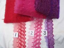 36 yardas de cinta roja, púrpura, rosa, roja, hecha a mano, Material de retales, accesorios de costura para ropa, 8cm de ancho 2024 - compra barato