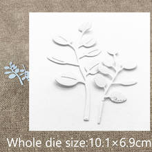 New Design Craft Metal stencil mold Cutting Dies 2pcs leaves decoration scrapbook die cuts Album Paper Card Craft Embossing 2024 - buy cheap