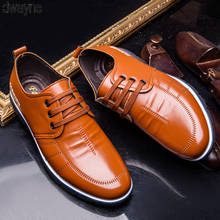Men 2021 Genuine Leather Shoes High Quality Elastic Band Male Fashion Design Solid Color Shoes Tenacity Comfortable Men's Shoes 2024 - buy cheap
