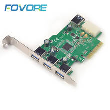 PCI-e to USB Adapter PCIe to USB 3.0 4 Ports expansion Card Adapter USB3.0 PCI e PCIe Converter 2024 - buy cheap