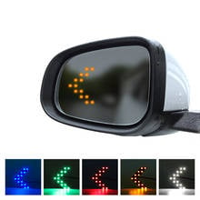 Luz de led para espelho retrovisor de automóveis, 2 peças, para citroen c4 c5, berlingo, picasso, xsara, picasso, aygo, para peugeot 206, 207, 307 2024 - compre barato