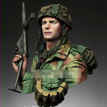 1/10 Resin Model Bust GK British Para WWII military theme Unassembled and unpainted kit 2024 - buy cheap