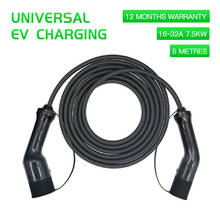 Portable 32A EV Charger 22KW Three Phase Electric Vehicle Cord for Car Charger Station Type 2 Female to Male Plug IEC 62196-2 2024 - buy cheap