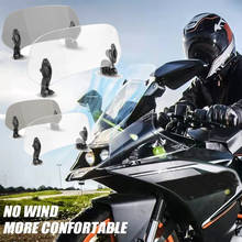 Alerón de extensión para parabrisas de motocicleta, Deflector de aire para SYM GTS GTS300i gts Cruisym 300 MAXSYM 400 400i 600 600i 2024 - compra barato