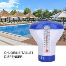 Swimming Pool Chlorine Floater Floating Chlorine Dispenser Large Capacity Fits 1-3i Tablets for Swimming Pool Accessories 2024 - buy cheap