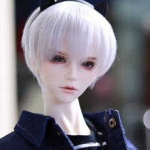 BJD doll hair is suitable for 1/31/41/6 SD Uncle size fashion boy and girl baby everyday versatile short hair teenager hair grey 2024 - buy cheap