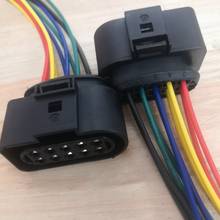 2/4/10pcs/lot 10 Pin/Way Headlight Plug Headlamp Connector Wire Harness For Audi A3 VW Jetta Mk4 Passat B7 CC Golf 1J0 973 735 2024 - buy cheap