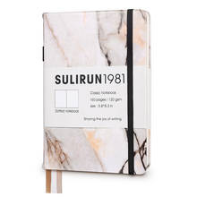 A5 Marble pattern Bandage Dots line pages Diary Working with pockets Meeting minutes Notebook journal 80 Sheets Dotted Handbook 2024 - buy cheap