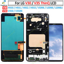 For LG V30 LCD Display Touch Screen Digitizer H930 Assembly with frame For LG V35 lcd Replacement For LG V35 ThinQ v350 LCD 2024 - buy cheap