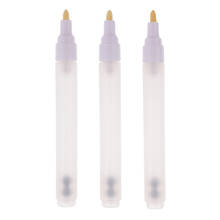 3 Pieces Clear Plastic Medium Tips 4.5mm Tip Watercolor Oil Acrylic Paints Marker Pen Empty Tube Ink Fountain Refill Pen 2024 - buy cheap